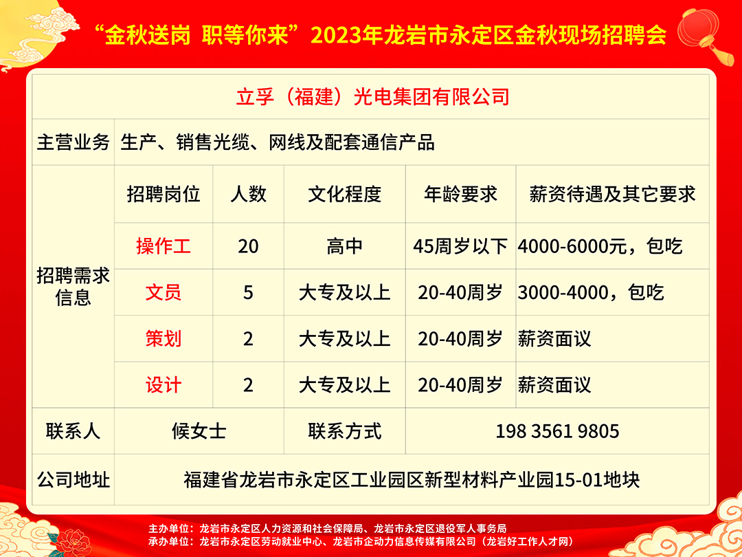 安溪光电最新招工信息概览